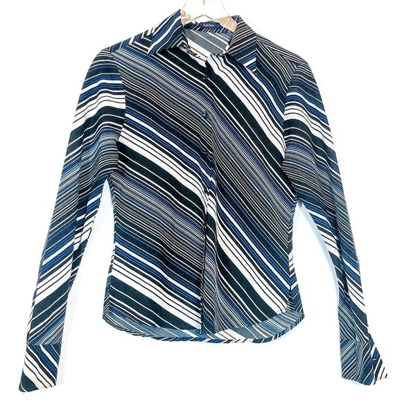 Allen Sully Striped Button Up - Picture 1 of 6